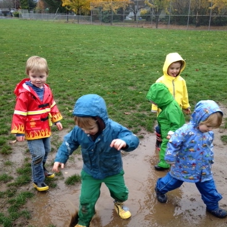 stomping in mud
